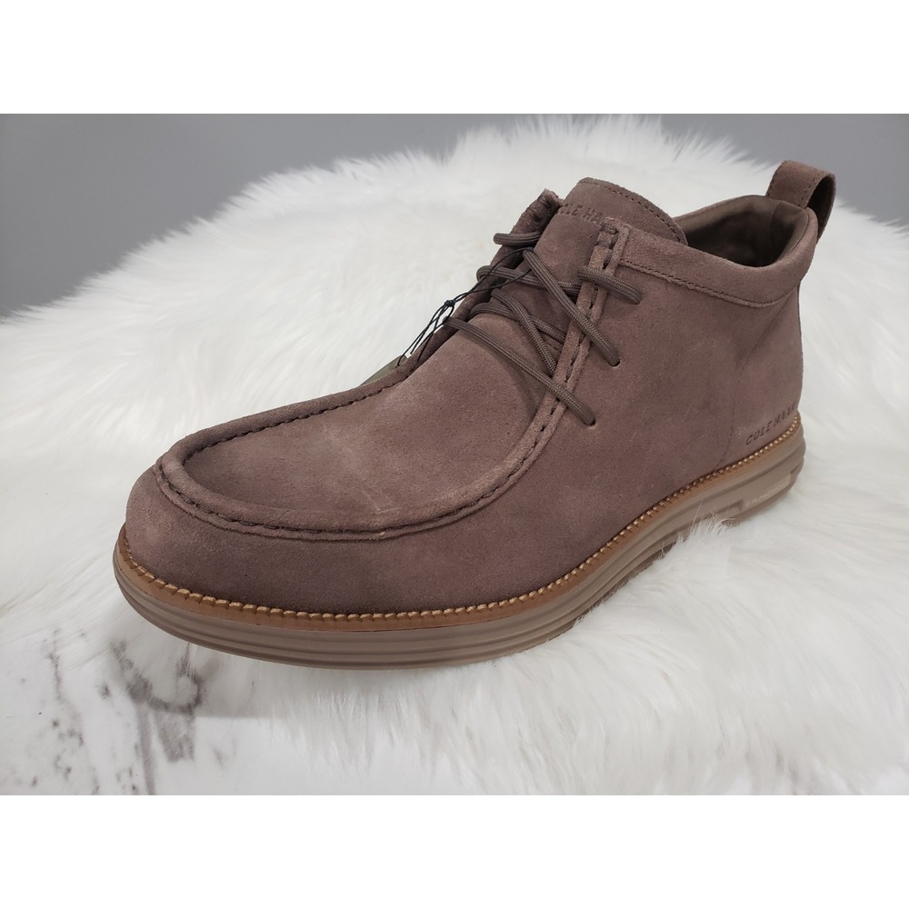 NEW NO BOX SZ 11‎ OG MOC TOE CHUKKA BOOTS C41182 MENS NATURAL TAN COLE HAAN - Picture 2 of 8